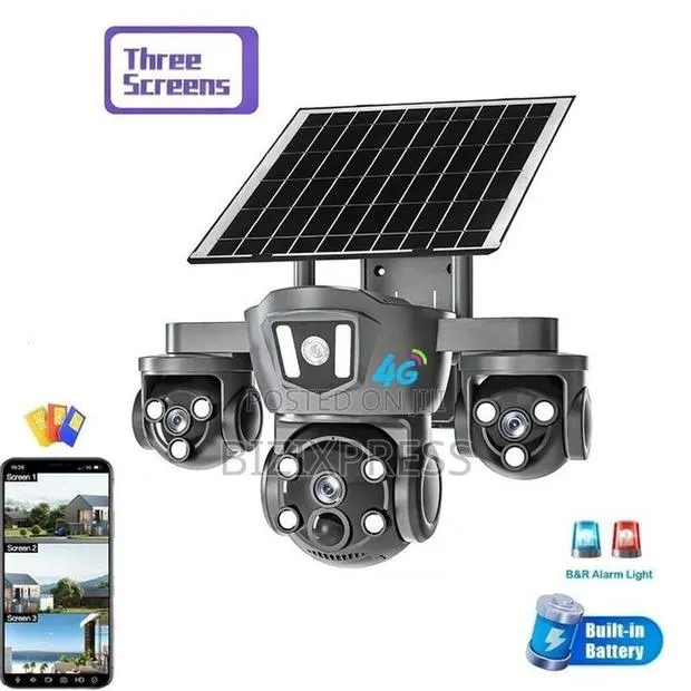 Triple Lens 4g Camera-Solar · Photo 1