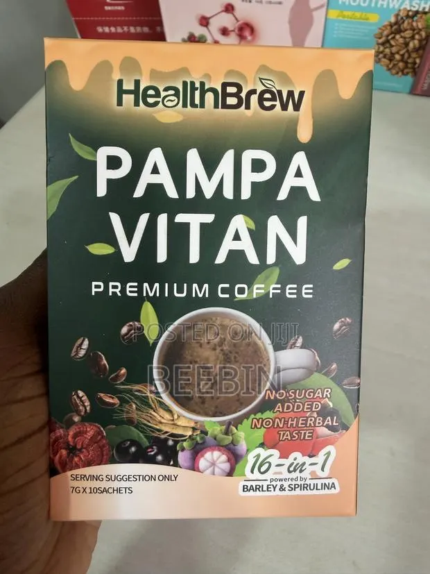 HealthBrew Pampa Vitan 16-in-1 Coffee With Collagen & Glutathione · Photo 1