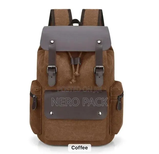 Canvas Backpack Travel Laptop Backpack · Photo 1