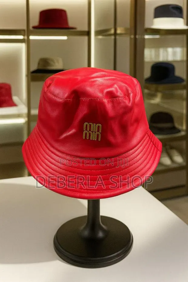 Leather Bucket Hats / Round Caps · Photo 1