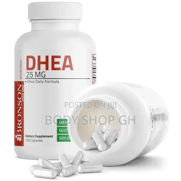 Bronson Dhea 25mg Once Daily Formula, 100 Capsules - Hormonal Balance · Photo 1