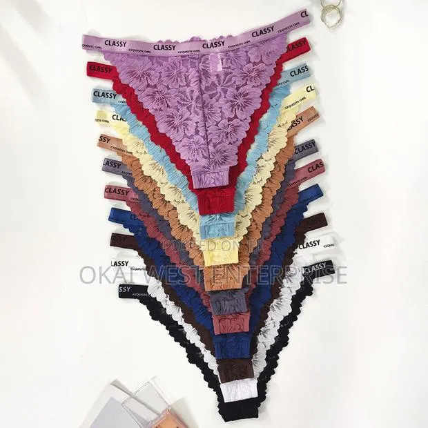 Elegant Floral Lace Thong 3pieces - Comfort Meets Chic Style · Photo 5