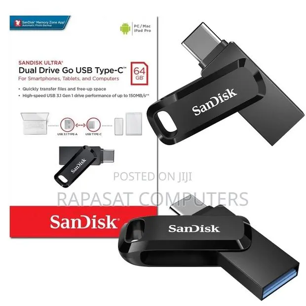 Sandisk 64Gb Ultra Dual Drive Type-C USB Flash Drive · Photo 1