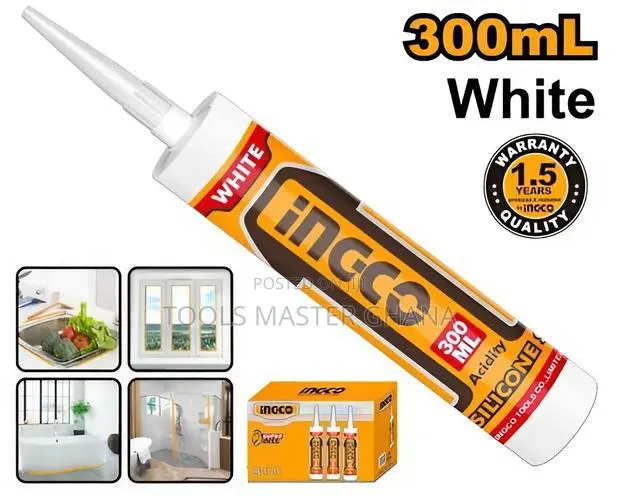 Acetic Silicone Sealant(White) # Hass01 · Photo 1