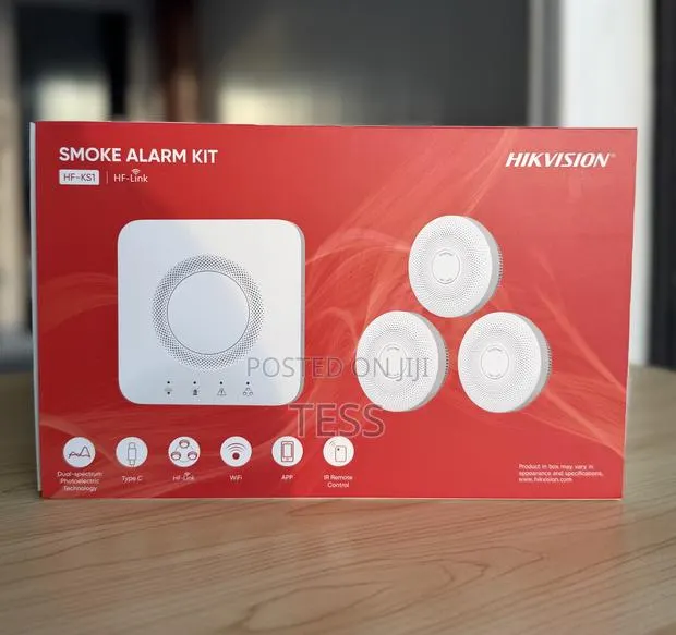 Hikvision Smoke Alarm Kit Wireless Gateway HF-KS1-WF · Photo 1
