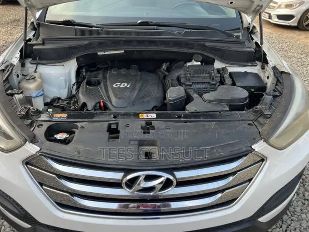 Hyundai Santa Fe 2016 White · Photo 1