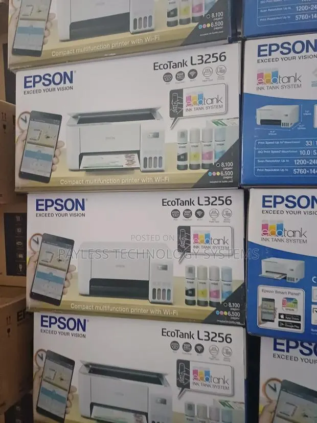 Epson EcoTank L3256 A4 Wi-Fi Ink Tank Printer, Borderless Printing · Photo 2