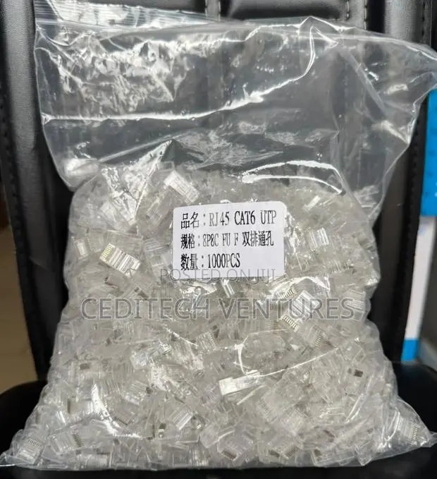 RJ 45 Pass Through Connectors (1000pcs) · Photo 1