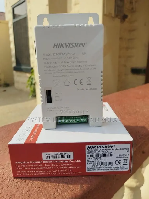 Hikvision Power Supply 4 Channel · Photo 1