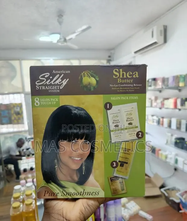 American Silky Shea Butter No Lye Relaxer 8 Pack · Photo 1