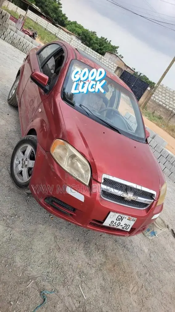 Chevrolet Aveo 1.5 Sedan T200 2006 Red · Photo 1