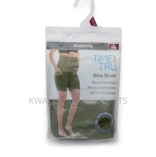 Women's Maternity Bike Shorts - Size L,XL · Photo 1