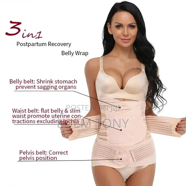 3-in-1 Postpartum Belly Belt Set · Photo 2