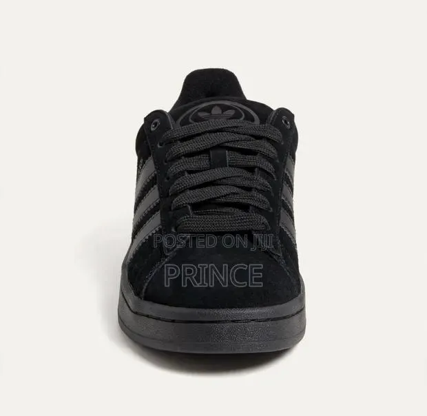 Adidas Campus – Triple Black Suede · Photo 1
