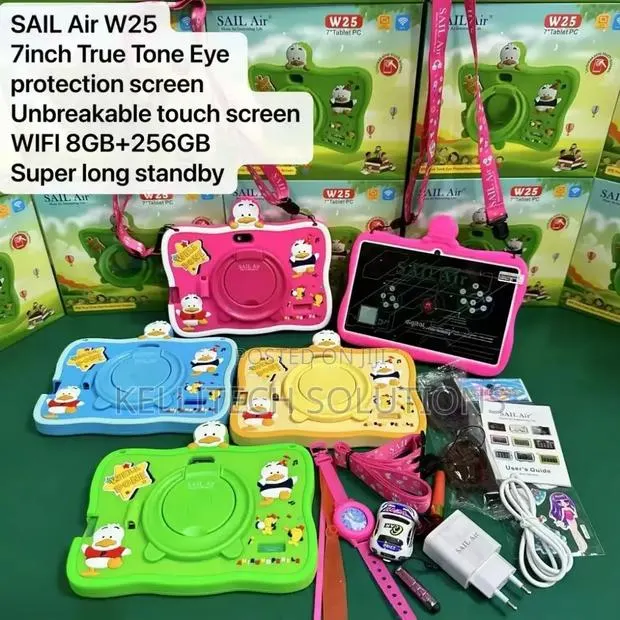 2026 Sailair W25 Kids Tablet Wifi 8gb+256gb Unbreakable Screen · Photo 1
