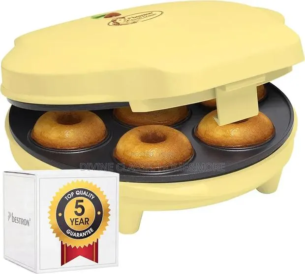Bestron Donut Maker in Retro Design, Non-Stick Coating 700watts · Photo 1