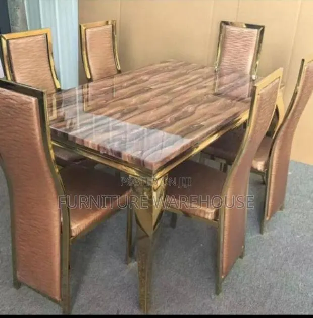 Six Seater Marble Dinning Set · Photo 1