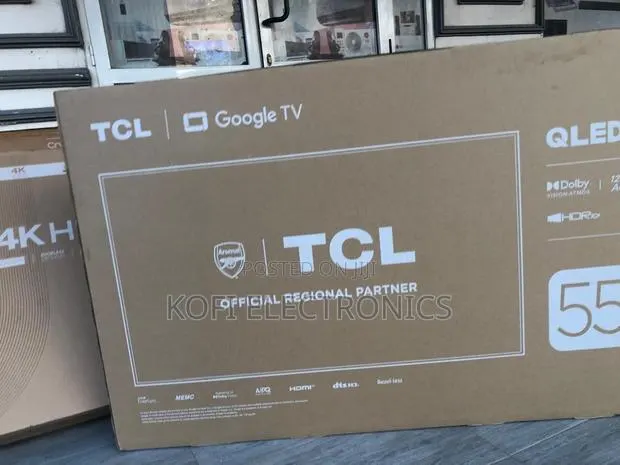 TCL 55” Qled Android Tv Smart, Fast Vibrant · Photo 1