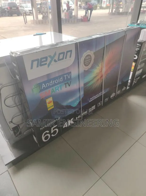 Nexon 65-inch Uhd Smart Android Tv: Your Home Cinema Centerpiece". · Photo 1