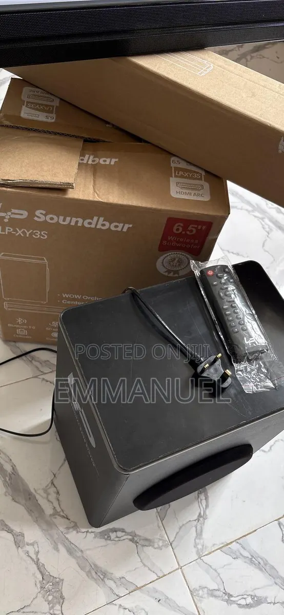 LP 100W Soundbar With Wireless Subwoofer - Bluetooth, USB, HDMI ARC · Photo 1