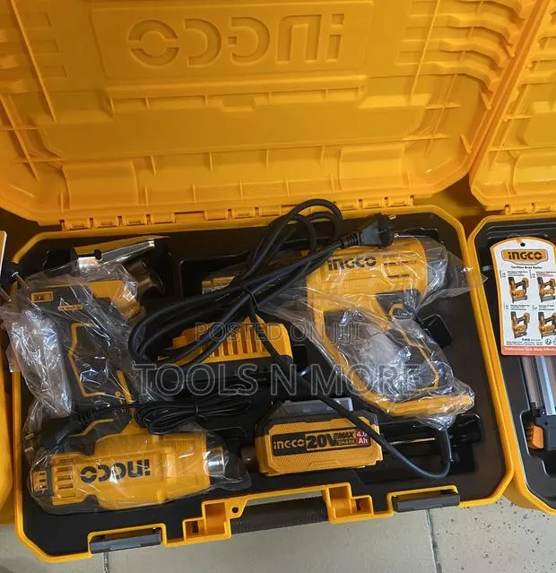 INGCO Heat Gun Combo Kit (Corded and Cordless) · Photo 1
