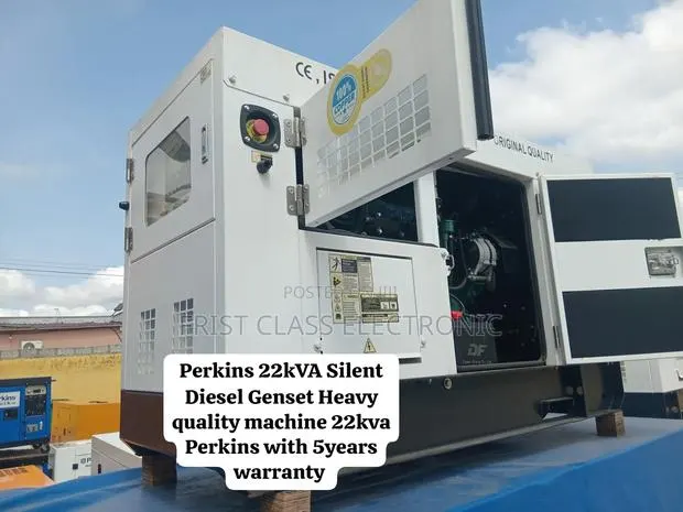 HighPerformance Perkins 22kVA Silent Genset 5YearWarranty Available · Photo 1