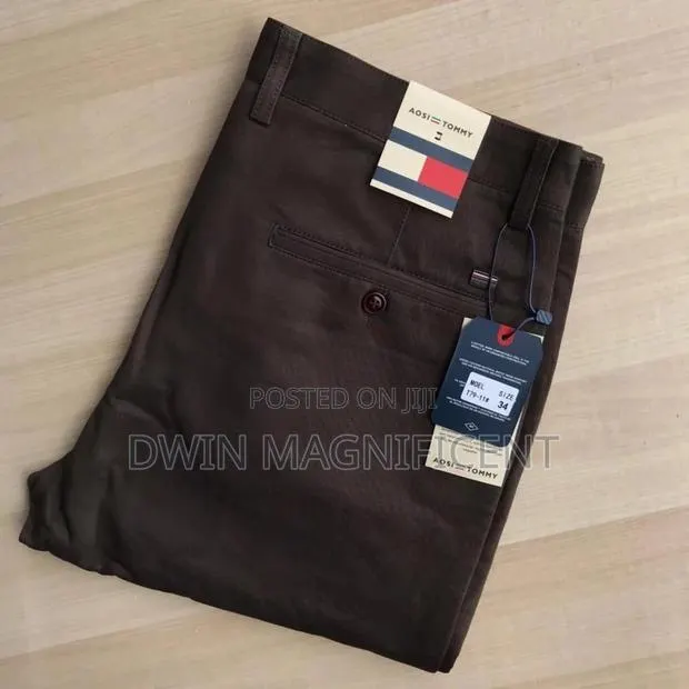 Designer Khaki Trousers · Photo 1
