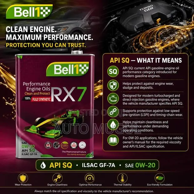 Bell 1 RX7 5w-30 100% Fully Synthetic Engine Oil 5litres · Photo 1