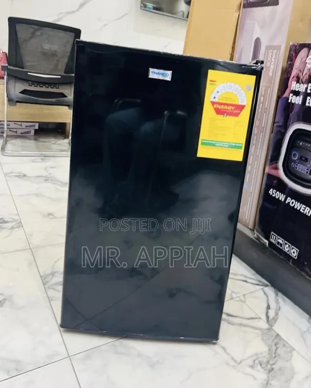 Unique Pearl Nasf1-110fl Single Door Table Top Electric Fridge(Black) · Photo 1