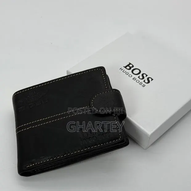 Boss High Quality Men’S Leather Wallet - Black Brown · Photo 1