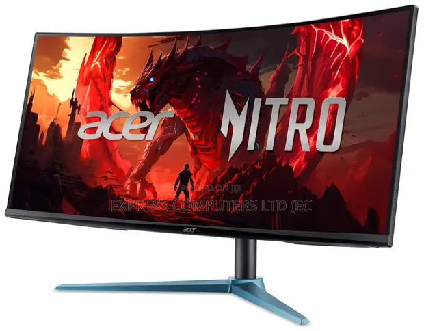 Acer Nitro Ed340cu Wqhd (3440 X 1440) 120hz Curved Gaming Monitor · Photo 1
