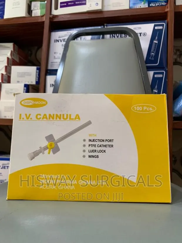 Cannula Yellow 24g · Photo 1