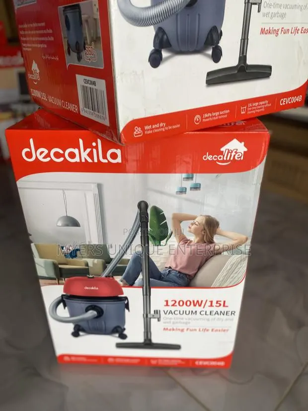 2in1 Decakila Vacuum Cleaner-Suck Dust+Water-15l Tank(1200w) · Photo 1