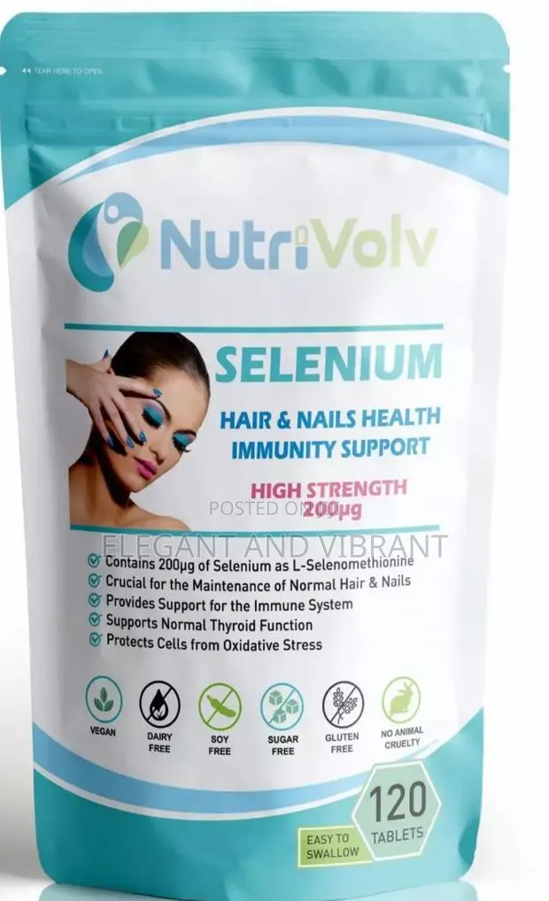 Selenium 200mcg Hairskin Nail Health-Immune Thyroid Support · Photo 1
