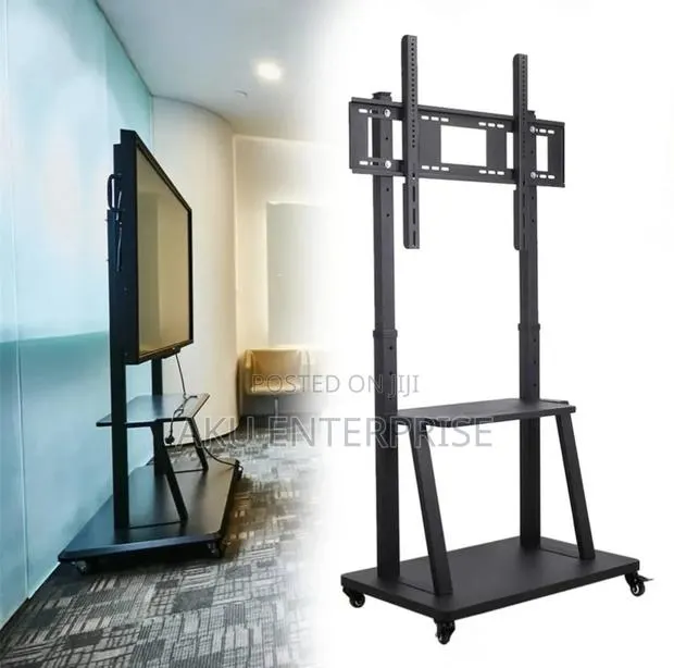 60 to 100 Plus Tv Stand With Wheels Mobile Tv Stand · Photo 2