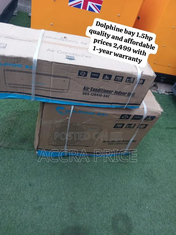 Dolphine Bay 1.5HP AC – Brand New, Strong Cooling Durable Split Air · Photo 1