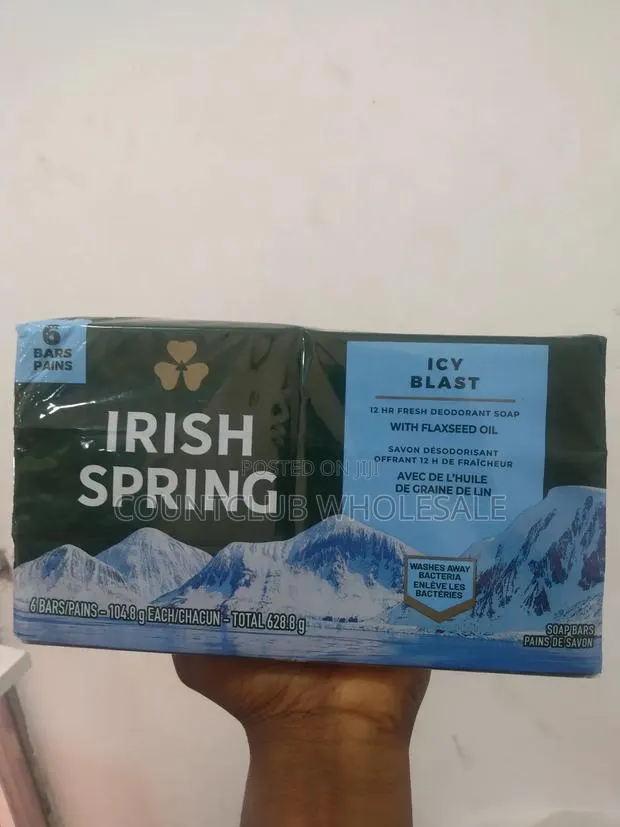 Irish Spring Icy Blast 12HR Fresh Deodorant Soap · Photo 1