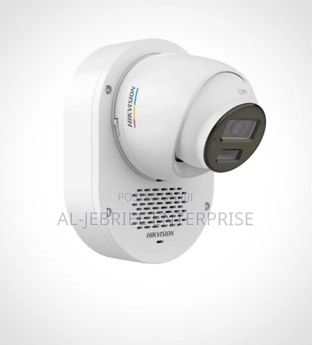Hikvision 2MP Turret Camera With Two-Way Talk & Siren Alarm