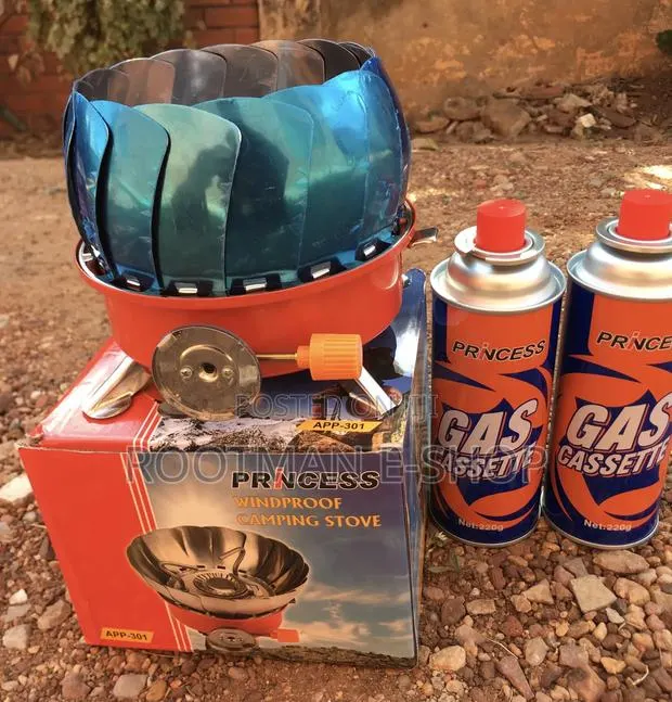 Portable Camping Stove With 2 Refill Containers · Photo 1