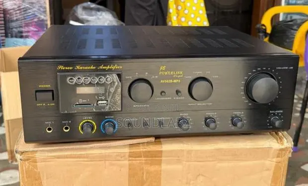 Powerlink AV502B-MP3 Stereo Karaoke and PA Amplifier. · Photo 1