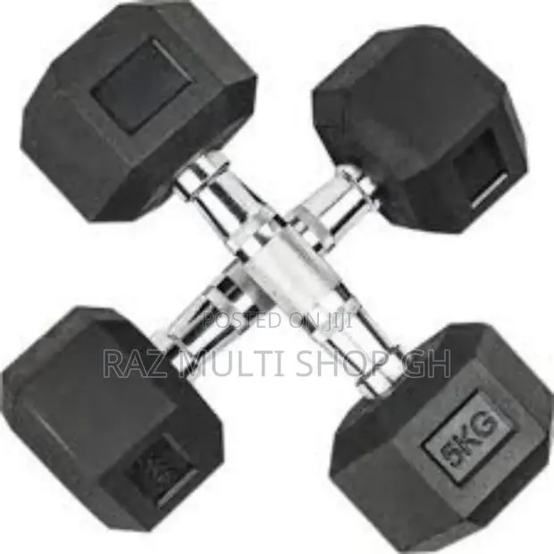 5kg Hexagonal Dumbbells · Photo 1