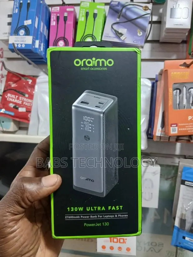 Oraimo PowerJet 130 — 27,600mAh | 130W Ultra-Fast · Photo 1