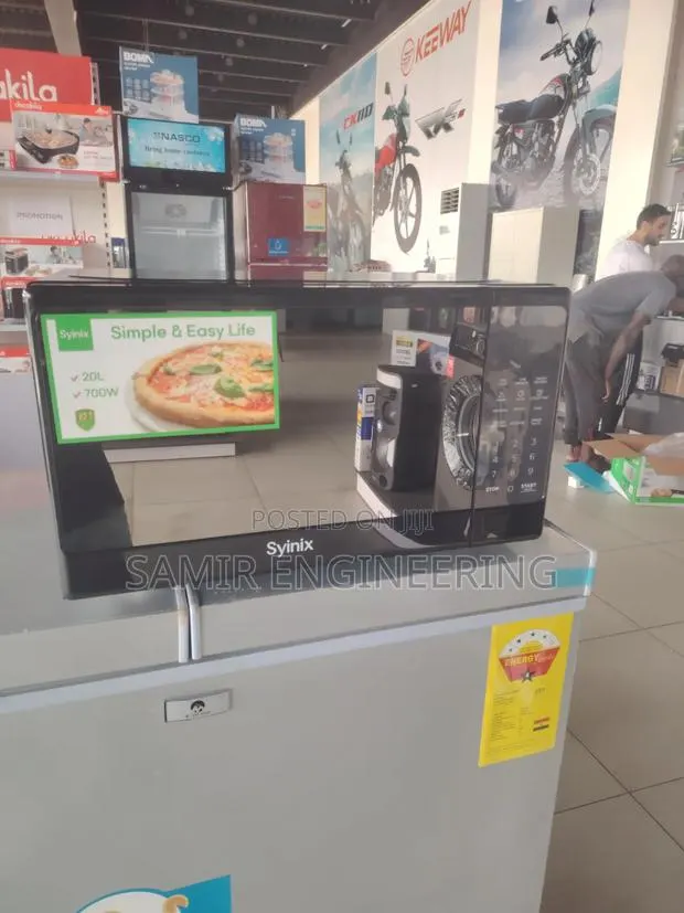 Syinix 20l Mirror-Finish Digital Microwave: Quick, Sleek, Efficient · Photo 1