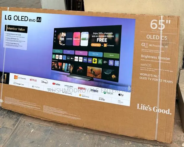 World's No.1 LG 65" OLED Alpha 9 AI Processor Gen8 TV · Photo 1