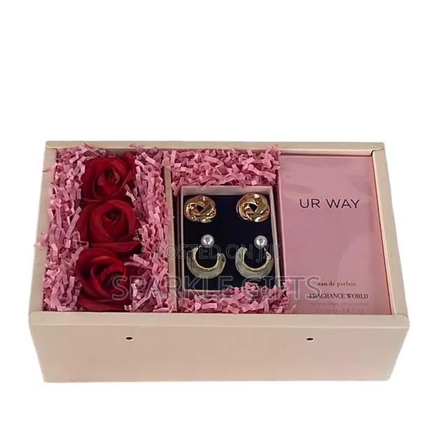 Refreshing Perfume, Roses and Trendy Earrings for Valentine · Photo 1