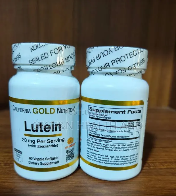 Lutein With Zeaxanthin From Marigold Extract, 60 Veggies Softgel · Photo 1