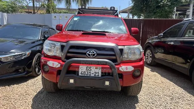 Toyota Tacoma Double Cab V6 Automatic 2011 Red · Photo 1