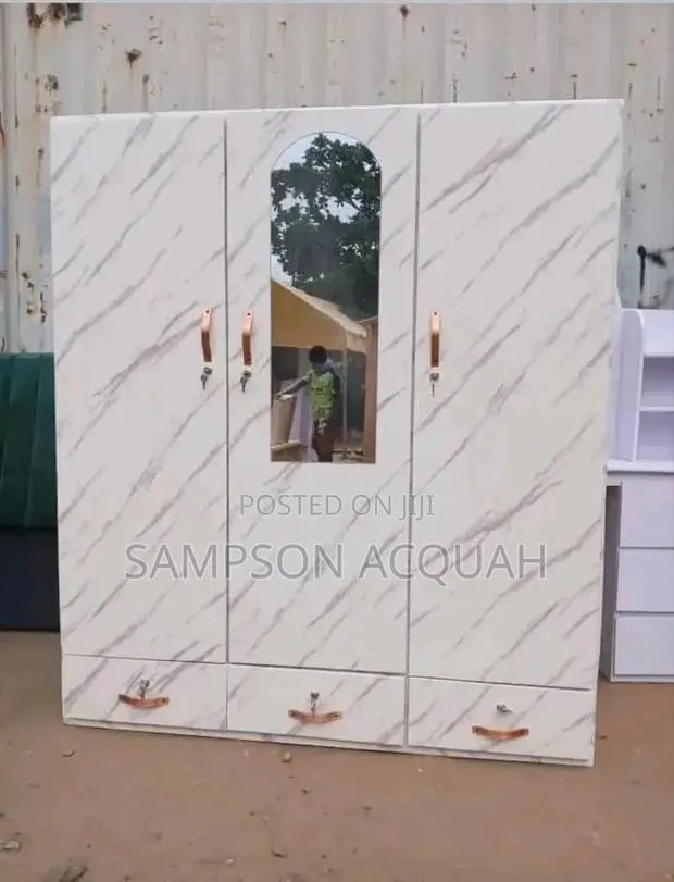 Simple And Quality 3 In 1 Wardrobe Available 🚚 · Photo 1