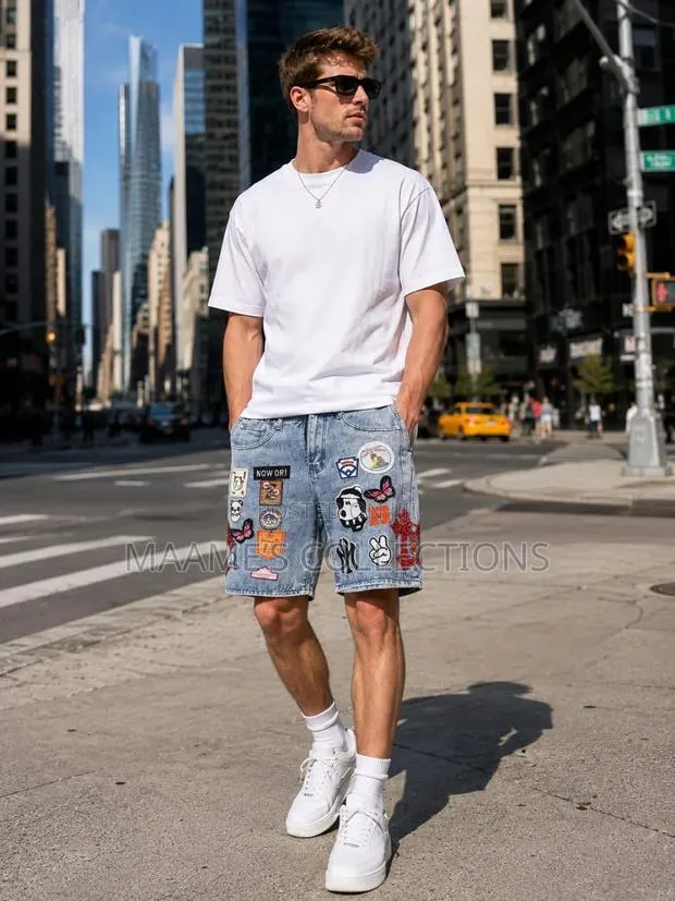 Quality Men’S Jeans Shorts / Jorts · Photo 1