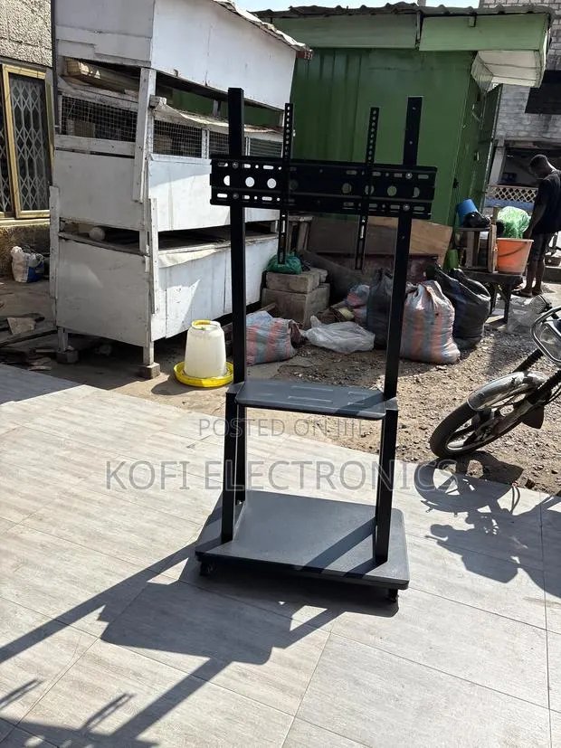 Professional Accessory -Mobile TV Stand Adjustable Floor Stand 32-100